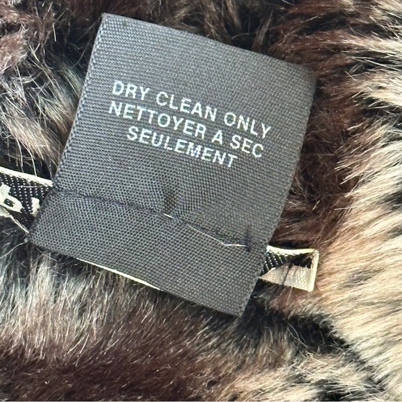 Vintage Parkhurst Black Faux Fur Trim Winter Hooded Jacket Medium - Picture 10 of 12